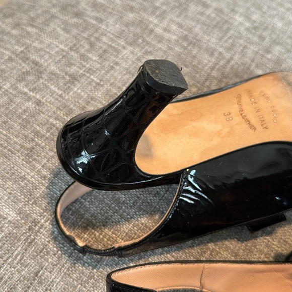 Elegant Black Slingback Heels - Picture 8 of 9